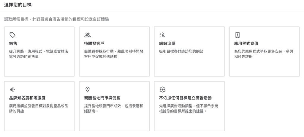 Google ads怎麼設定